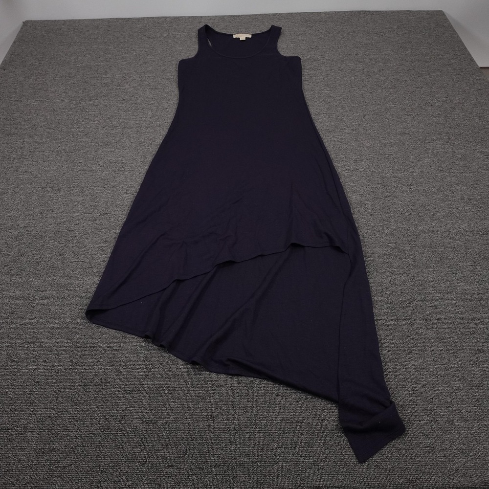 Michael‎ Michael Kors Dress Womens Small Navy Sleeveless Asymmetrical Tank Maxi